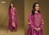 Flavina By Omtex Russian Silk Embroidery Dress Material Wholesale Price In Surat
